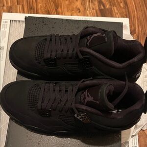 Jordan Men's Black Sneakers “BLACK CAT”